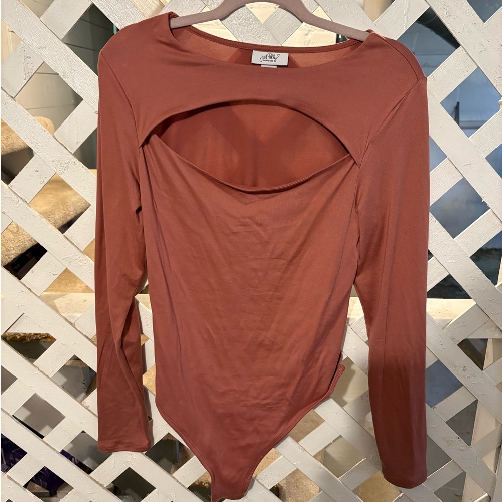 Rust Long Sleeve Bodysuit